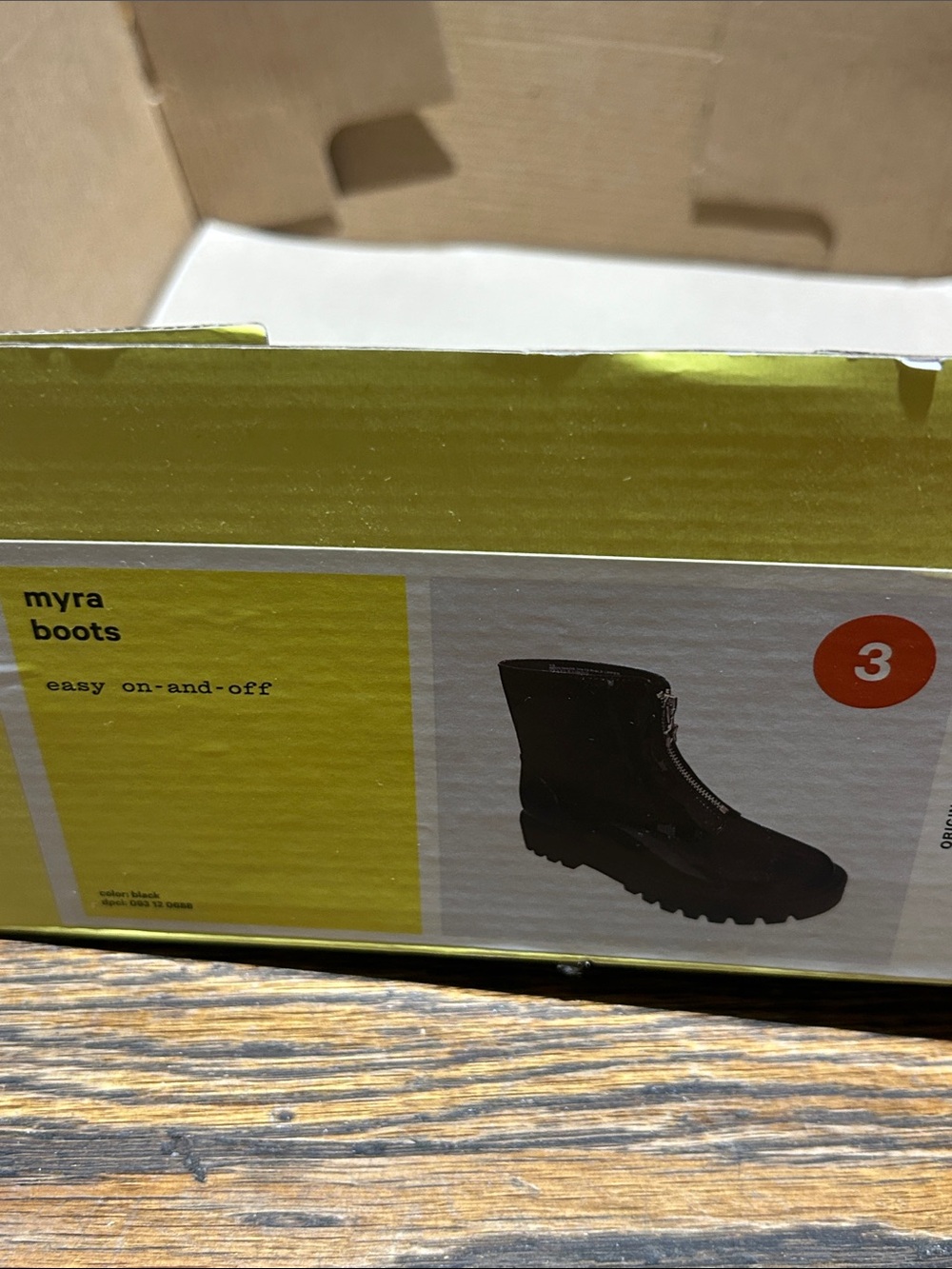 art class Black Patent Star-Zip Ankle Booties new with box - Picture 10 of 10